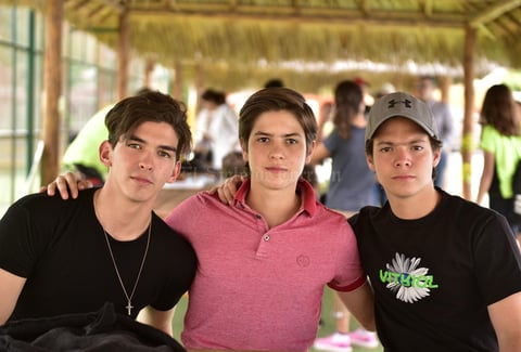 Emilio, Andres y Raul