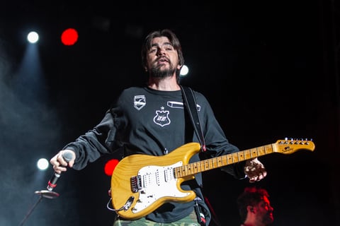 El colombiano Juanes también se presentó.