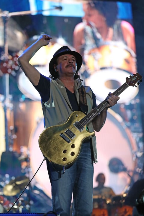 Carlos Santana.