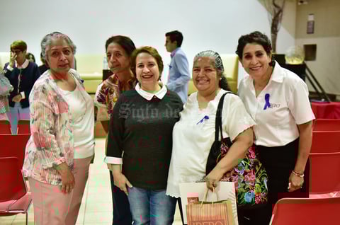 18032019 Laura Gámez, Liz Gámez, Giomara Alvarado, Hermelinda Espinoza y Luz María López.