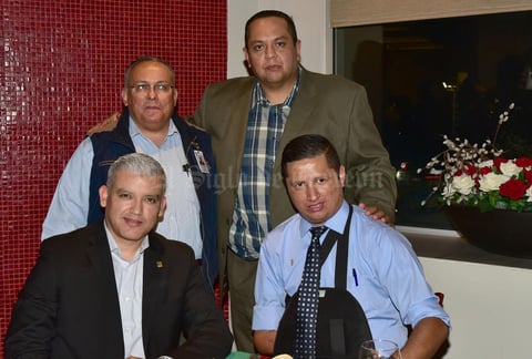 19032019 CLAUSURA DE CONVENCIóN.  José Magallanes, Óscar Rodríguez, José Luis Ramírez y David Montelongo.