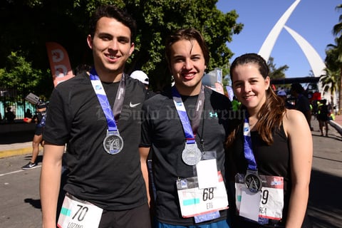 22032019 CORREDORES.  Javier, Eduardo y Lorea.