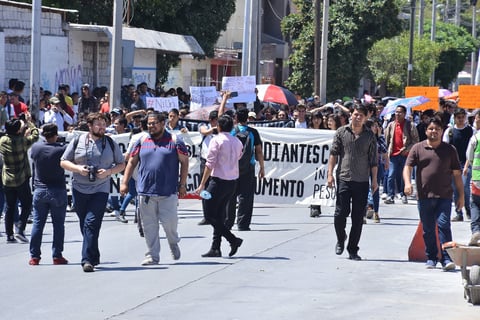 Marcharon en las horas conocidas como 'pico'.