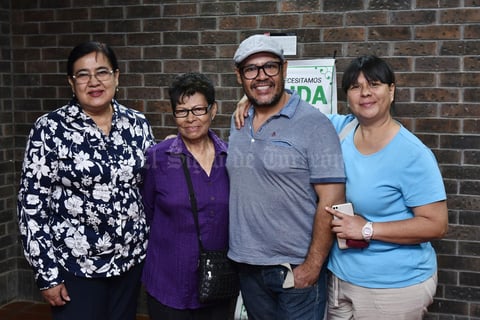 26032019 EN RECIENTE EVENTO.  Mayela, Ofelia, Carlos y Argentina.