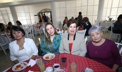 Mary Ramírez, Zoila Arellano, Ana Karem Bermúdez y Lilia Gómez.