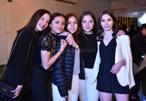 Paulina, Maryfer, Isabela, Daniela y Carlota