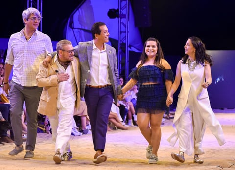 Eduardo Benitez, Víctor Sabido, Oscar Figueroa, Marcela Riquelme y Cynthia Serrano