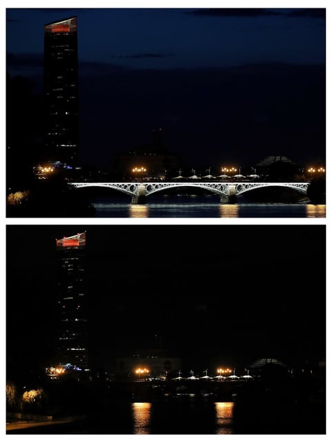 España durante la Hora del Planeta.