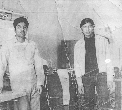 Fily López y Lino Salazar (f).