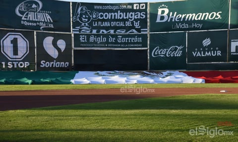 Unión Laguna abre temporada en casa y se canta 'playball' en el Revolución
