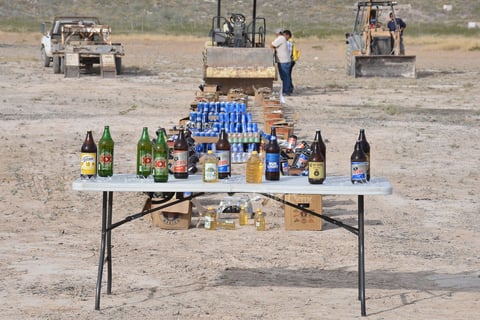 También se incineraron 11 mil litros de alcohol y cantidades menores de clorhidrato de cocaína y heroína.