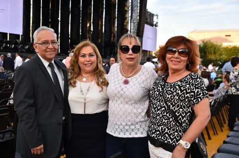 Sergio Gama, Rosario Terrazas, Betty Sotomayor  y Rebeca Guerrero