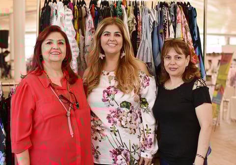Alva Daher, Yadira Berumen y Susy Mendoza