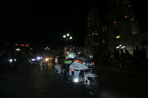 Aproximadamente 500 motociclistas de Durango se dieron cita a la bendición.