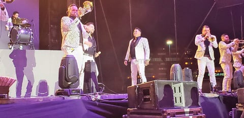 El concierto tuvo lugar en las instalaciones de la Feria de Torreón.