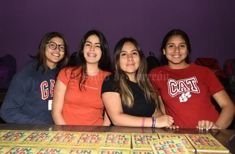 17042019 Natalia Tafoya, Georgina Ayala, Daniela Muñoz y Mayra Chavarría.