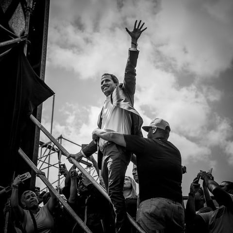 El líder opositor venezolano, Juan Guaidó.