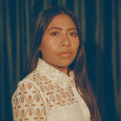 La actriz de Roma, nominada al Oscar, Yalitza Aparicio.