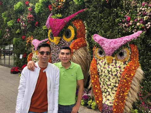 20042019 EN RECIENTE VIAJE.  Pineda Damián y Andrés Vázquez.