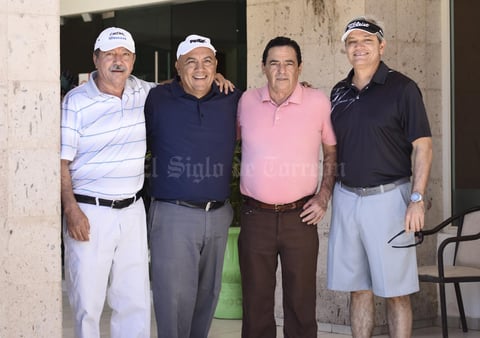 23042019 EN TORNEO DE GOLF.  Héctor, Armando, Luis y Michel.