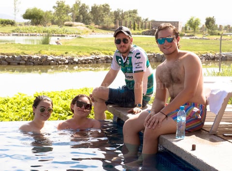 24042019 Julián Núñez, Andrea Fernández, Diego Lavín y María Fernanda Soto.