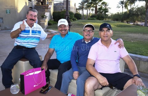 25042019 AMIGOS.  Fernando Larrañaga, J.J Hernández, Baltazar Ramírez e Ignacio Rodríguez.