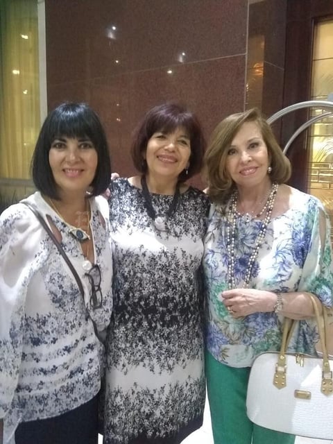 26042019 CELEBRAN ANIVERSARIO.   Gina, Chepis de Pérez y Kena Moreno en el Centro de Integración Juvenil al cumplir 50 años de su  fundación.
