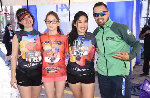 Dulce, Regina, Brenda y Octavio