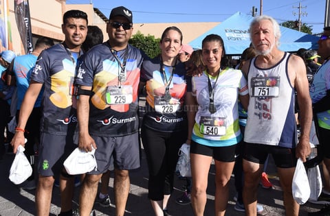 Juan Carlos, César, Conchis, Paty y Gerardo