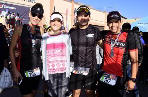 Liliana, Mony, Pepe y Marco