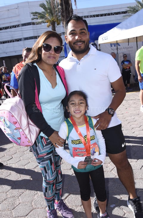 Tania Montoya, Javier y Sofy Blanco