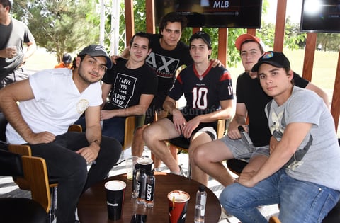 Jaime, Pepe, David, José, Emilio, Carlos y Pipe