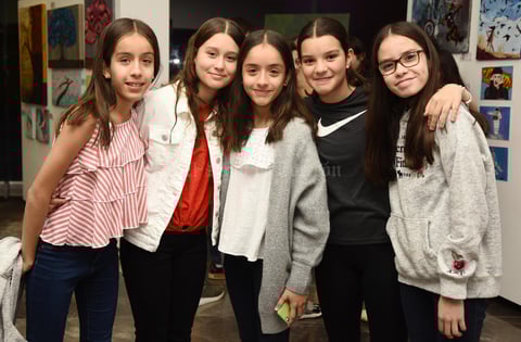 Yanis, Mariana, Georgina, Natalia y Ximena