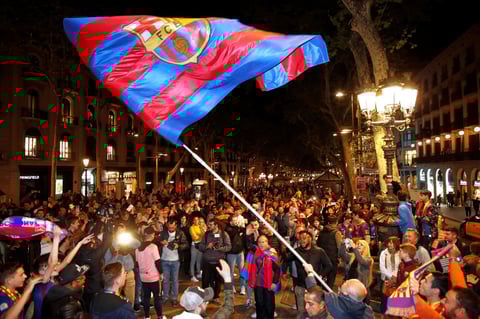 Barcelona se corona campeón de LaLiga de España