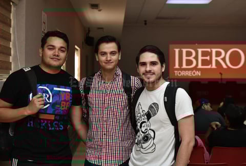 30042019 Emiliano Armendáriz, Jesús Monarrez y Diego Silva.