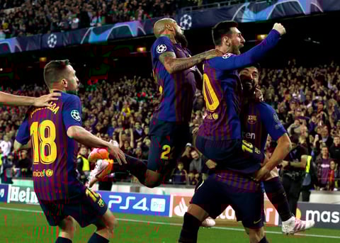 Barcelona puso un pie en la final de la Champions League.