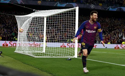 Messi marcó doblete.