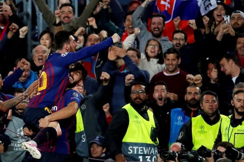Partido brillante de Messi.
