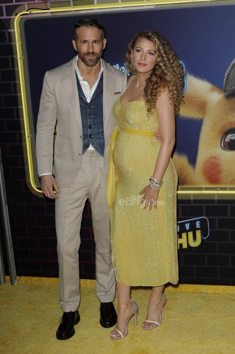 El actor Ryan Reynolds  y su esposa la actriz Blake Lively