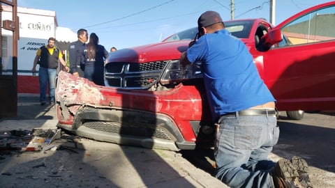 El accidente resultó ser aparatoso.