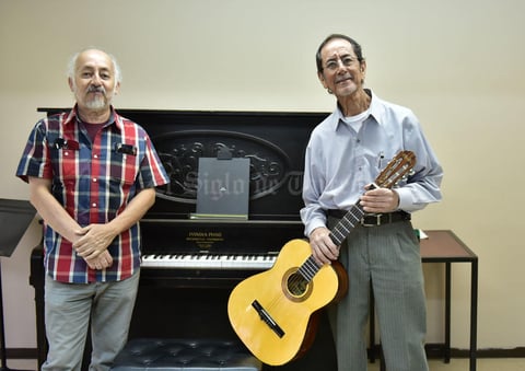 05052019 EN RECIENTE EVENTO.  'Cuty' Martínez y José Antonio Santos.