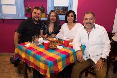 06052019 Alfredo Méndez, Adriana Villarreal, Diana Morón y Ulises Hernández.