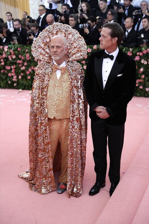 El guionista estadounidense Ryan Murphy y su esposo, el fotógrafo David Miller.