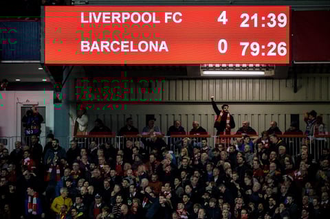 Liverpool elimina al Barcelona de la Champions League