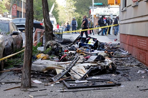 Un terrible incendio enlutó a Nueva York.