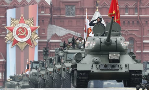 Rusia mostró su gran poderío militar.