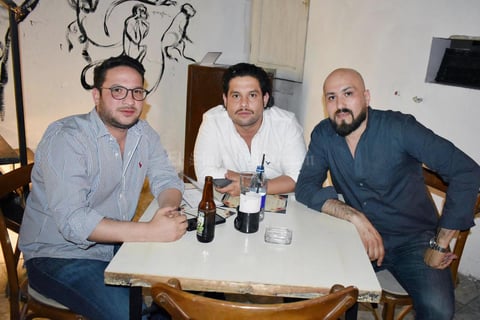 Emilio, Eduardo y Adrián