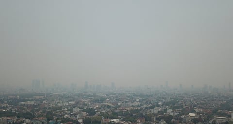 Valle de México, con aire 'irrespirable'; sorprendentes imágenes de la contaminación