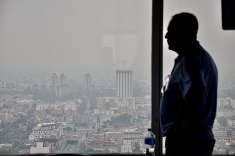 Valle de México, con aire 'irrespirable'; sorprendentes imágenes de la contaminación