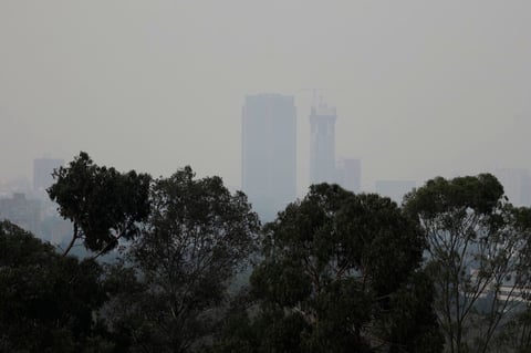 Valle de México, con aire 'irrespirable'; sorprendentes imágenes de la contaminación